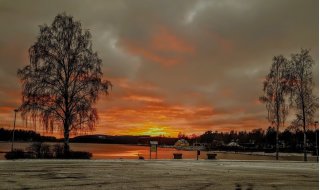Abendstimmung am See