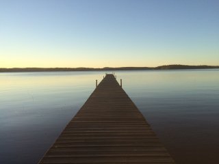 Unser Badesteg am See